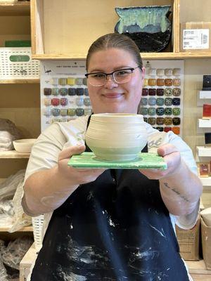 I have been wanting to try a pottery class for years! I couldn't have asked for a better first experience