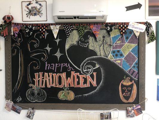 New Halloween board! Favorite spot in bullhead!