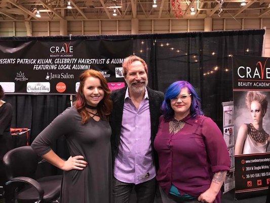 Morgan And Ashley with Patrick- Key Hair Stylist from Scandal!