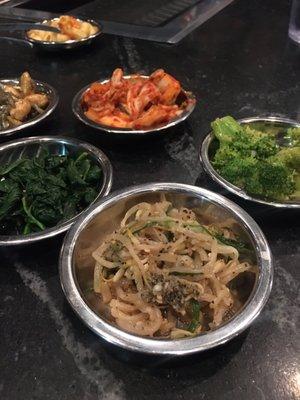 Assortment of side dishes.