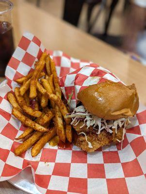 Seoul Hot Sando and Nashville Fries