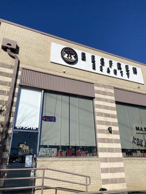 Front of store