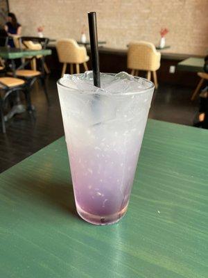 Super pretty lavender lemonade