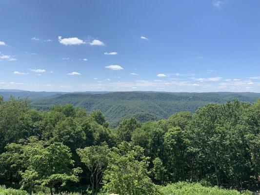 View from our room at the lodge