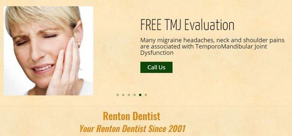 Complimentary TMJ Evaluation