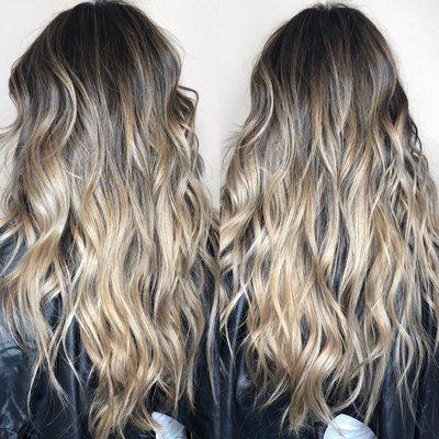 Baby lights + balayage