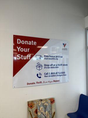 Donate your stuff