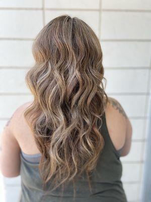 Brunette highlights by Alexis