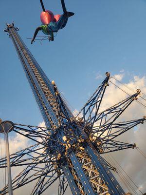 The tallest swing ride in the world. 450 ft.