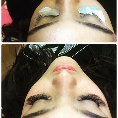 Eyelashes extension