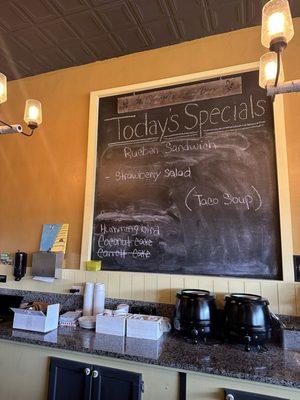 Specials Menu