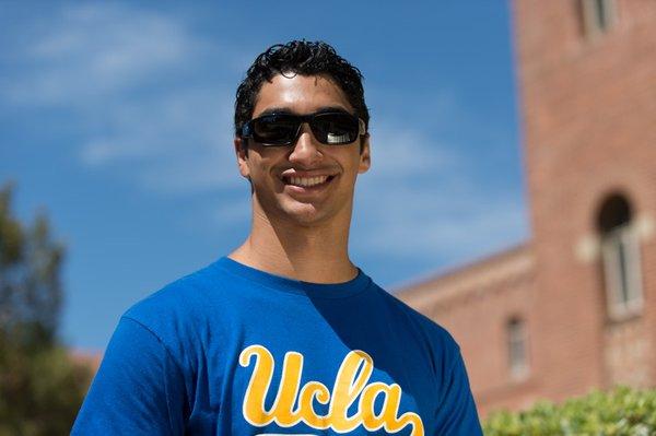 UCLA student in U See LA Optometry sunglasses