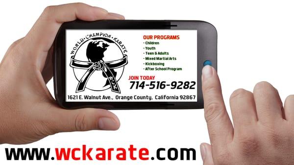 WCK (World Champion Karate) in Orange