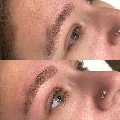 Brow shape and tint
Lash Lift