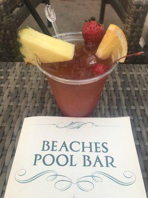 "Poolside iced tea" at Beaches pool bar and grill, Disney's grand Floridian Resort and spa, Orlando