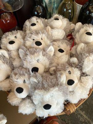 Basket of wolves for employees...Wolf Family Hardware and Ace Handyman Services.