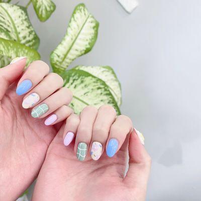 Spring nail art