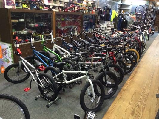 We carry a large BMX bike inventory