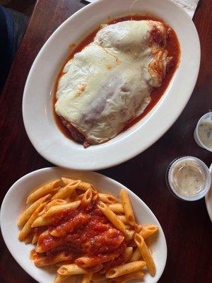 Veal Shrimp Parmigiana