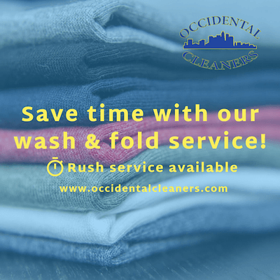 Have too much laundry and not enough time? No worries! Give us a call and let us do the dirty work!