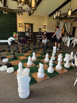 Giant chess board