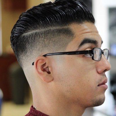 Medium/drop skin fade with a hybrid undercut -Barber Jewels