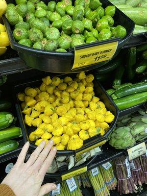 Teeny baby squash!