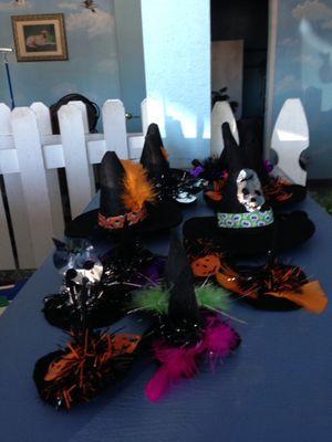 Pick out your favorite witches hat for your pouch.