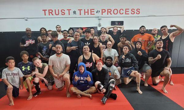 Trust the Process Muay Thai Class Photo