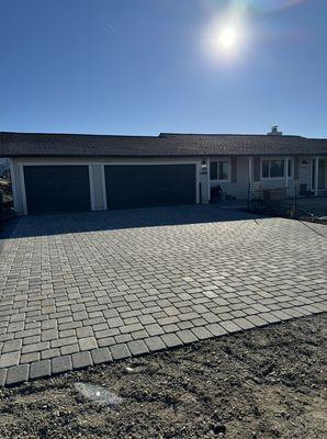 Paver driveway