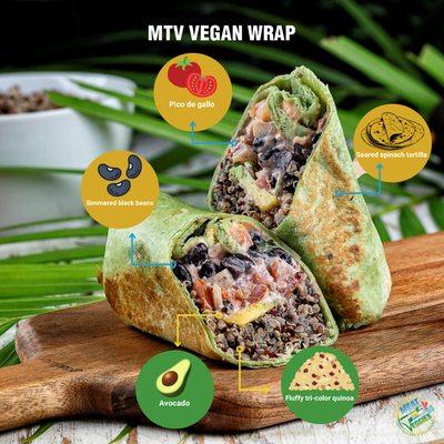 MTV Vegan wrap ingredients explained