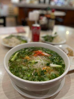 Pho seafood noodle