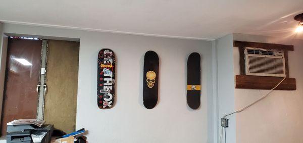 Skateboard wall