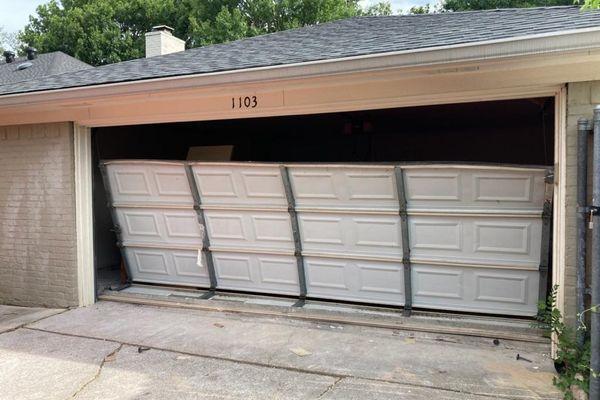 Broken Fort Worth Garage Door