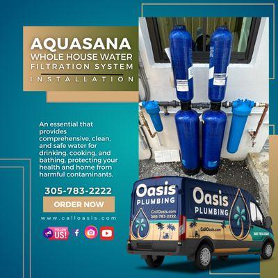 Aquasana Whole House Water Filtration System Installation #SurfsidePlumber