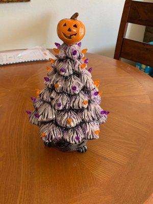 halloween tree "nightmare before Christmas "  for my daughter.  I lights up