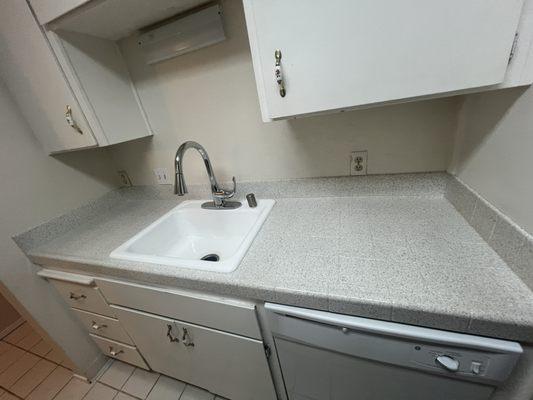 Refinished sink and countertop