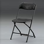 NEW Black Folding Chair - available in Tan and White also.