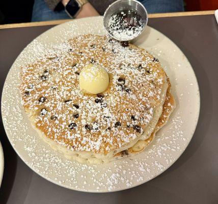 Chocolate chip pancakes