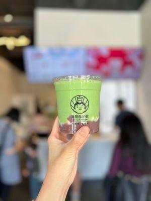 Matcha Red Bean Yogurt