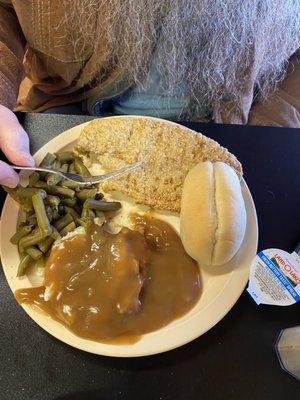 Pork Tenderloin Dinner $13.75