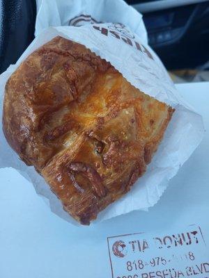 Ham and cheese croissant