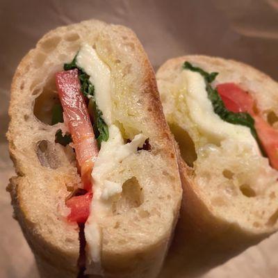 Caprese Sandwich - simple, but done right with quality ingredients