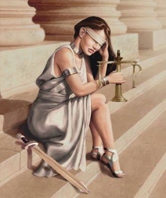 When Justice Fails, Lady Justice Weeps