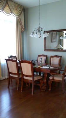 Dinning area at Baywood Dr, El Sobrante , new hardwood floor, in excellent conditions, Short Sale