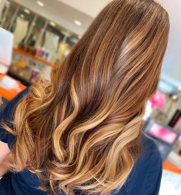 Fall balayage