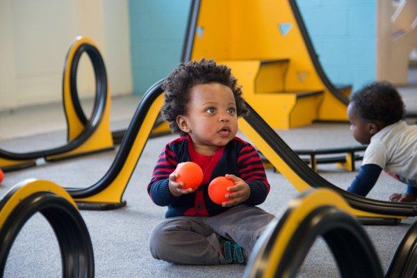 Roller Coaster exhibit good for all ages to explore