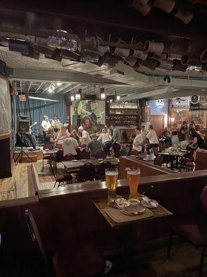 Inside view of the stage from the Bar.