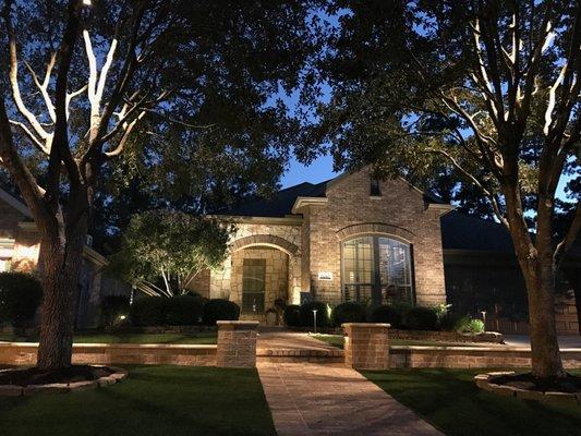 Synthetic Lawn Turf & LED Outdoor Lighting