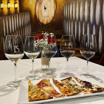 Wine + Cadillac Pizza - we love pairing our wines with local bites!